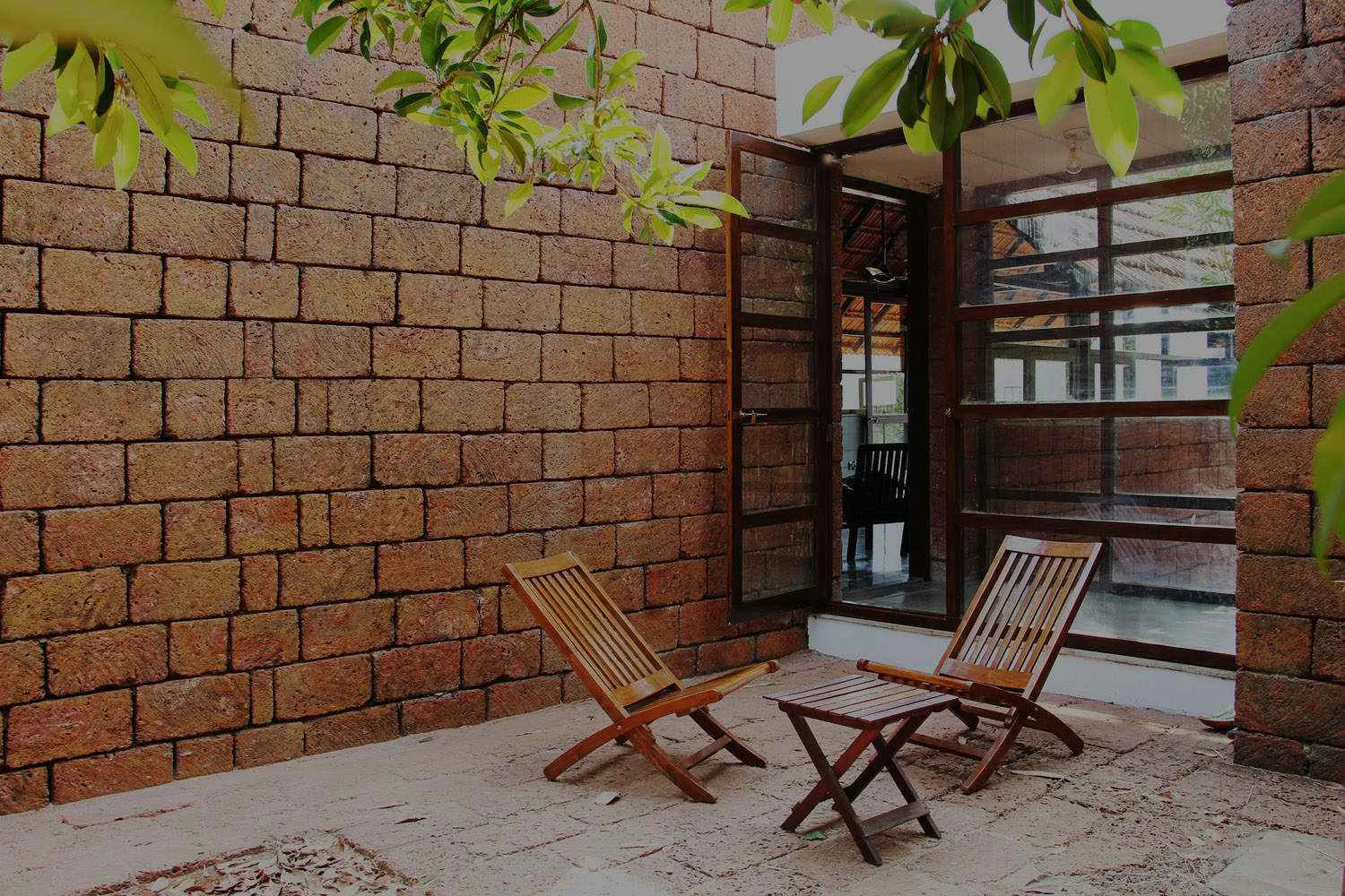 Laterite Cladding tiles in Bangalore providing natural stone wall cladding for modern homes
